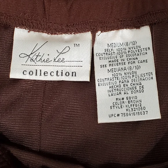 Kathie Lee Collection Brown Skirt, Size Medium 8-10 - Picture 4 of 5